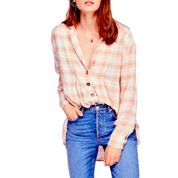 Free People All About the Plaid button down - Picture 12 of 13